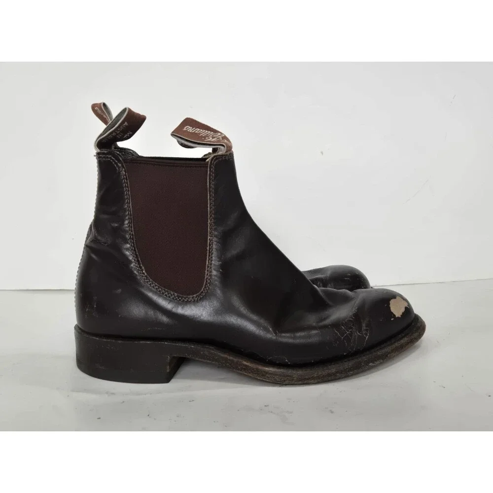 RM Williams Boots Womens 6 US AU 3.5 Comfort Craftsman Chelsea Brown